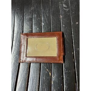 Dockers Men's Front Pocket Wallet / Money Clip Brown Hand Wash 100% Other Fibers